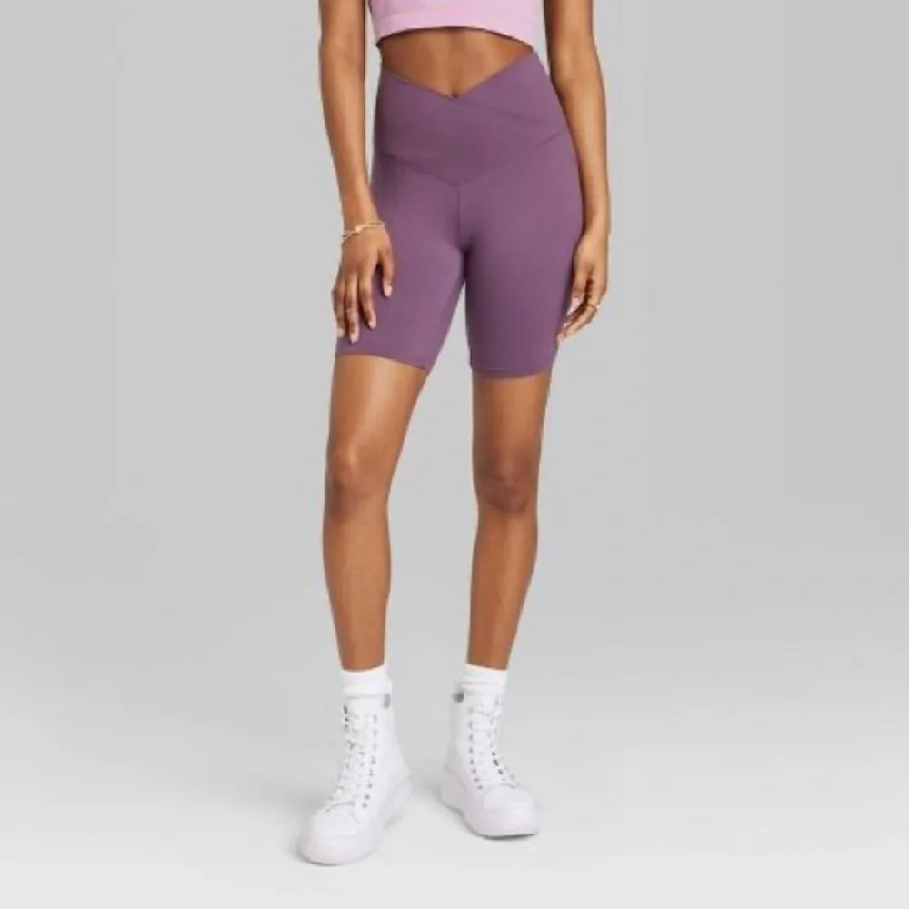 Women's High-Rise Polyester Bike Shorts - Wild Fable - Picture 2 of 6